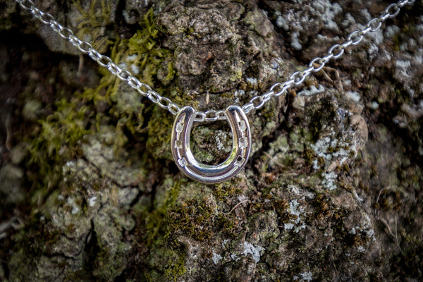 Horse Shoe Pendant - Sterling Silver