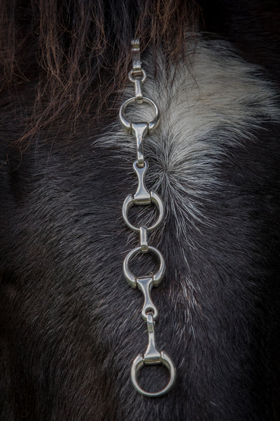 Snaffle Bit Bracelet - Sterling Silver - Medium